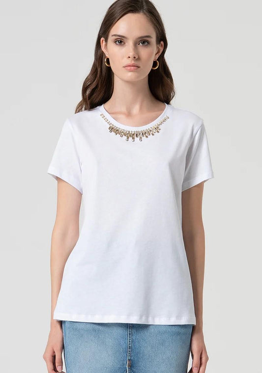 Fracomina T-shirt collana FS25ST3002J400R9 278 Fracomina Main 