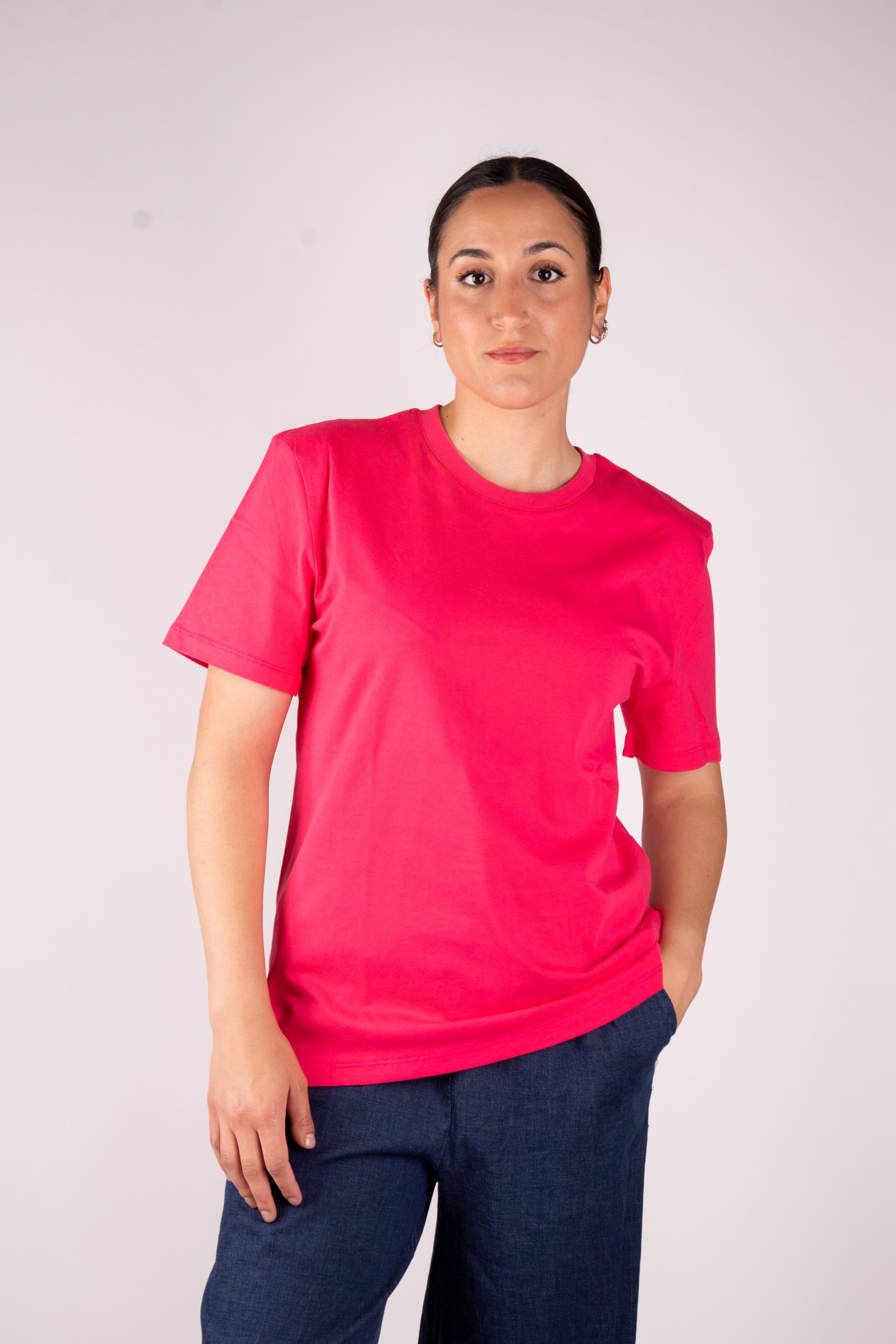 Lumina T-shirt basic cotone unito L8869 10 LUMINA 
