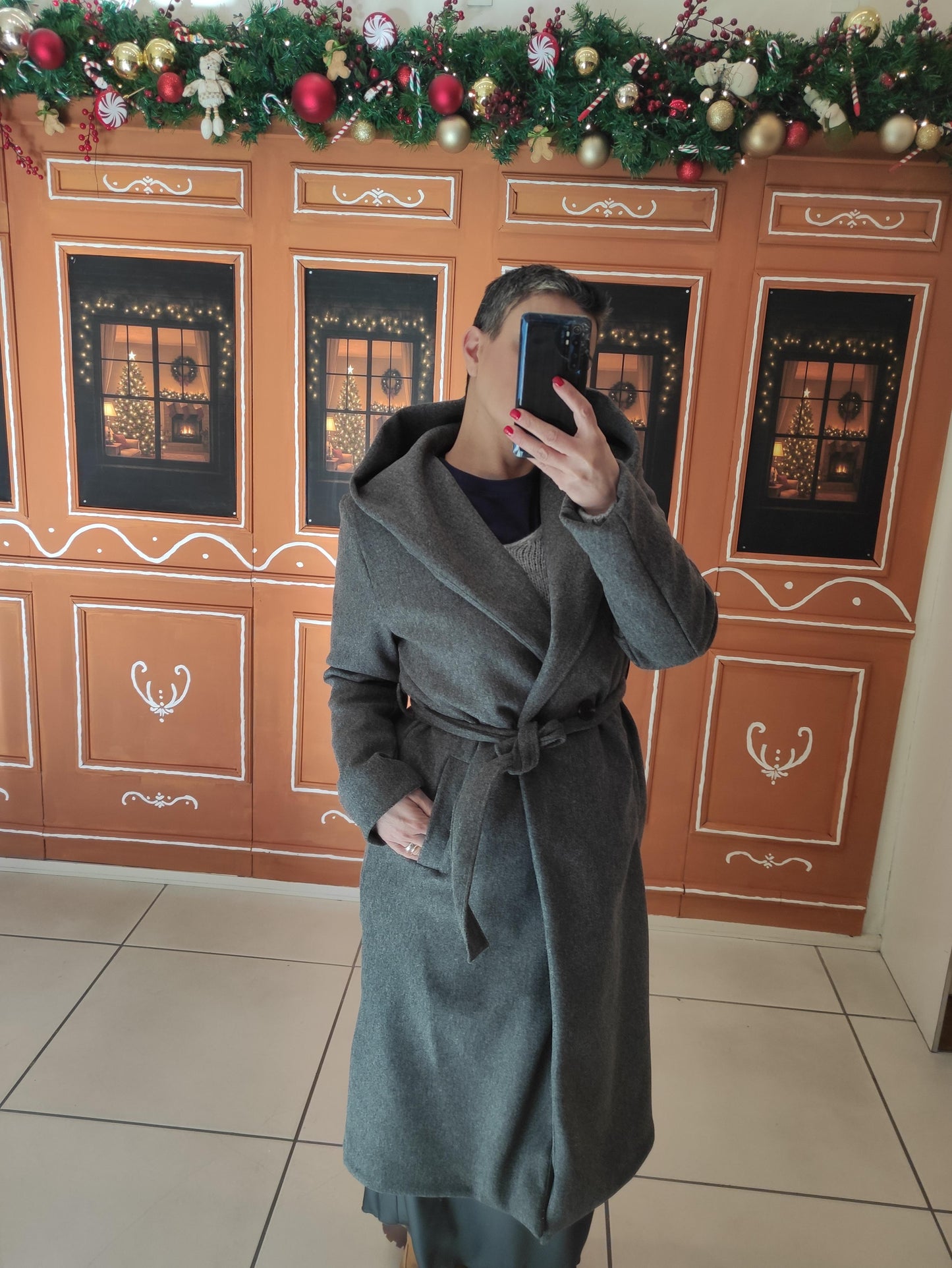 Chili Cappotto cinturato con cappuccio M12237 02 Chili 