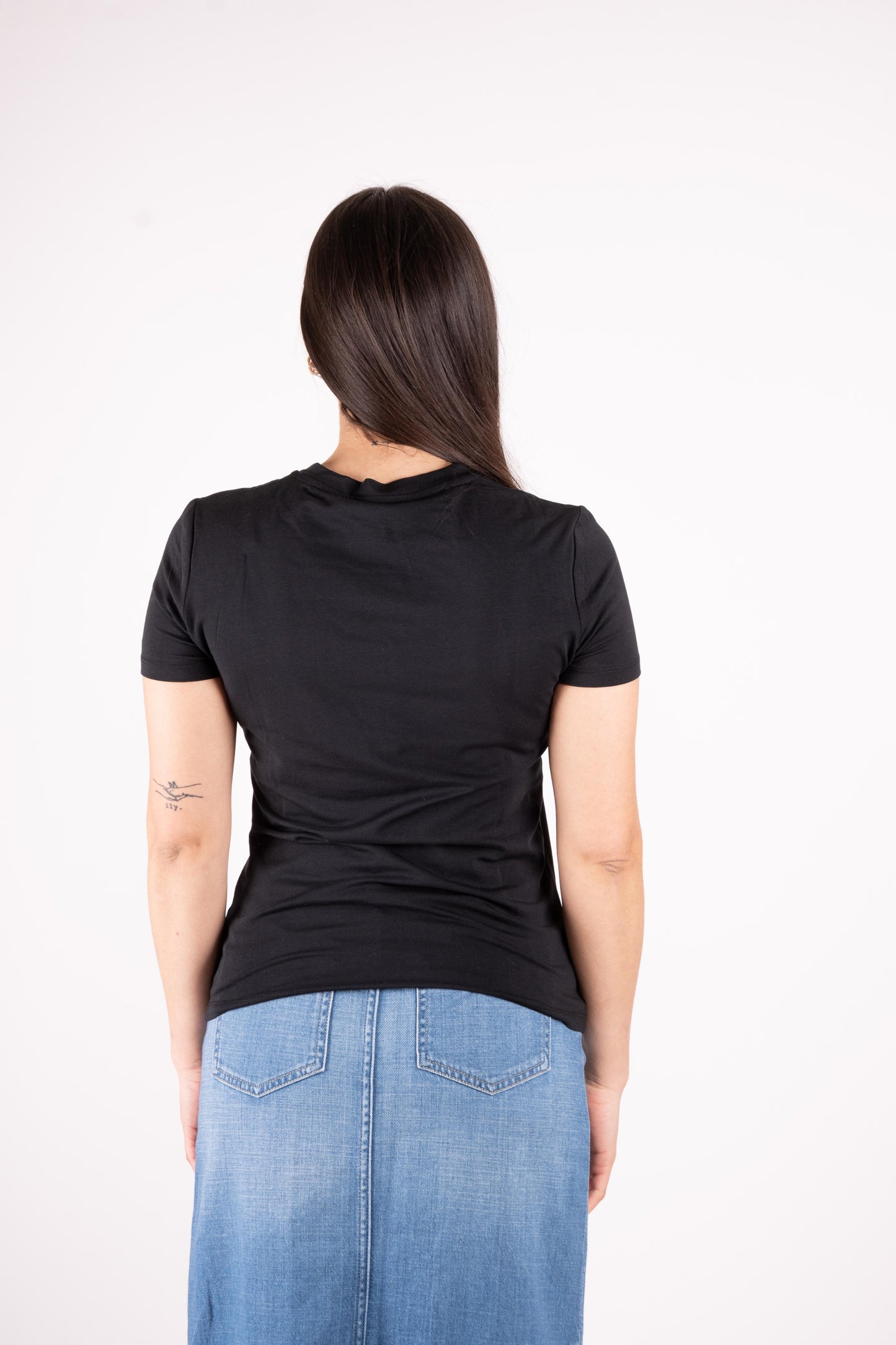 Fracomina T-shirt logo pailletes FP25ST3011J449N5 053 Fracomina Jeans 