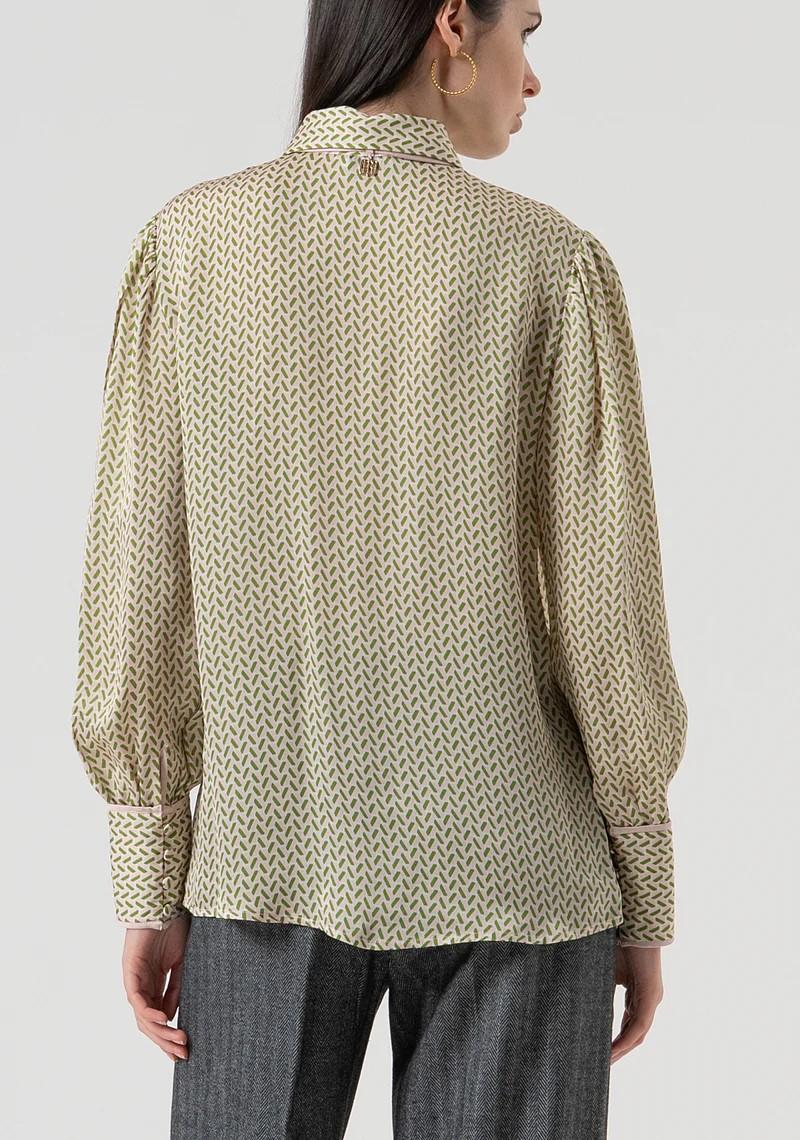 Fracomina Camicia fantasia con cravatta FR25WT6019W807K1 T58 Fracomina Preview 