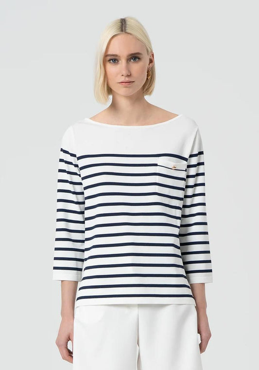 Fracomina Maglia filo righe FR25ST7023K416N8 957 Fracomina Preview 