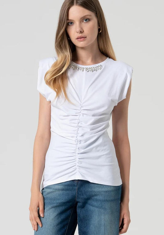 Fracomina T-Shirt spalline FS25ST2010J401R9 278 Fracomina Main 