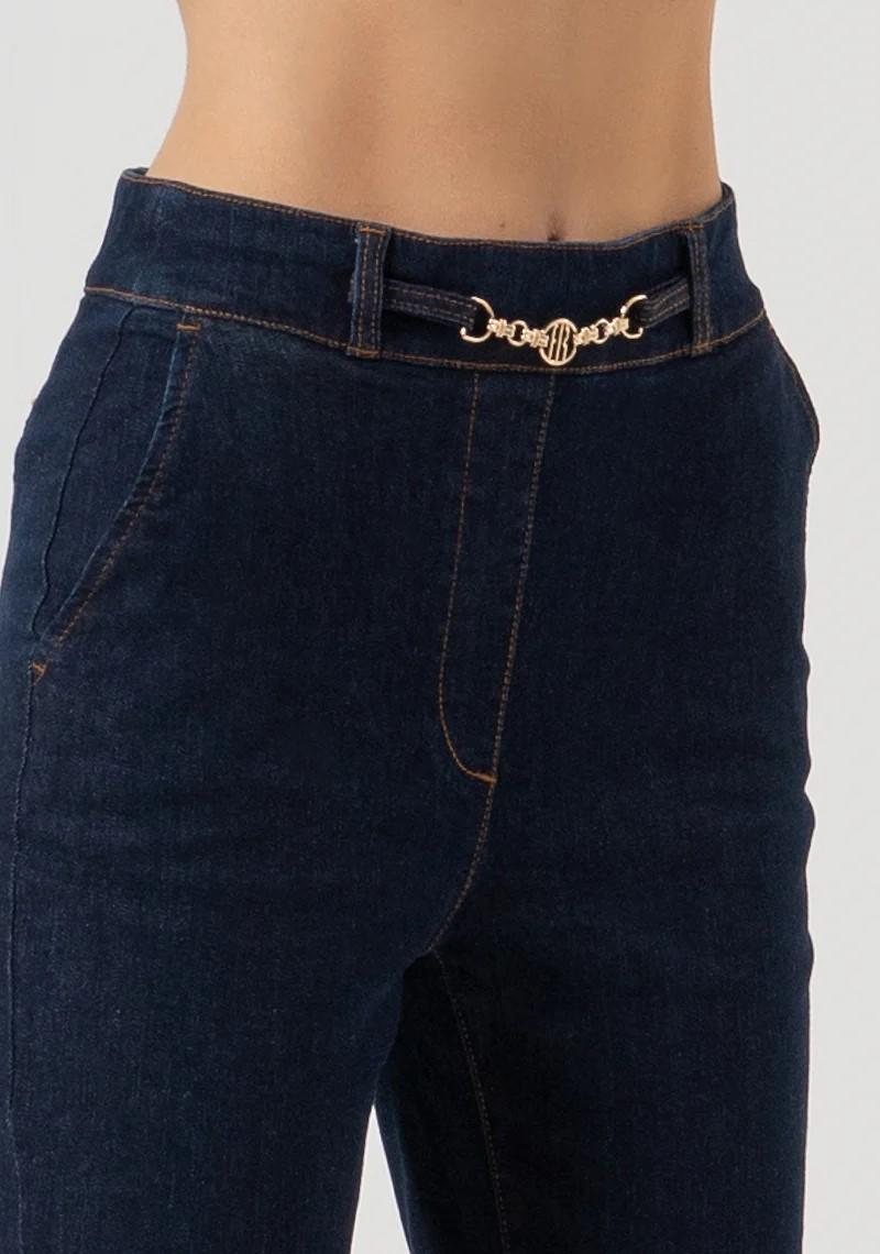 Fracomina Jeans chino con morsetto con zip posteriore FR25WV4007D46493 L23 Fracomina Preview 