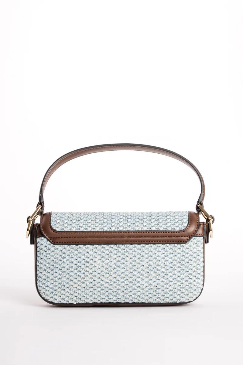 FRACOMINA BORSA A SPALLA DOPPIO TESSUTO CON TRACOLLA STACCABILE FB26SB3002P46001 M42 Fracomina Bags 
