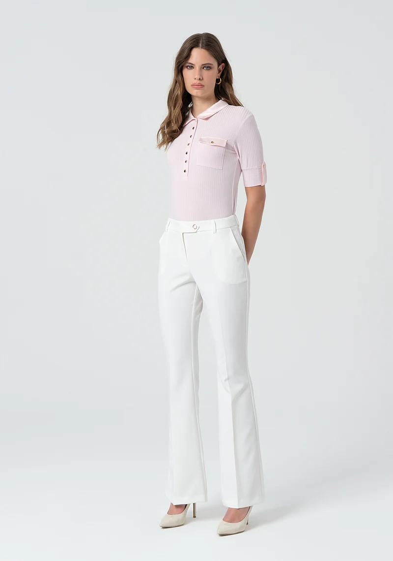 Fracomina Pantalone bootcut regular FR25SVA004W42901 108 Fracomina Preview 