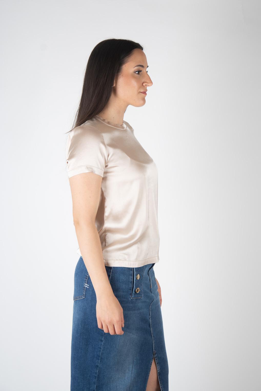 VIcolo T-shirt in raso TB0040 03 Vicolo 