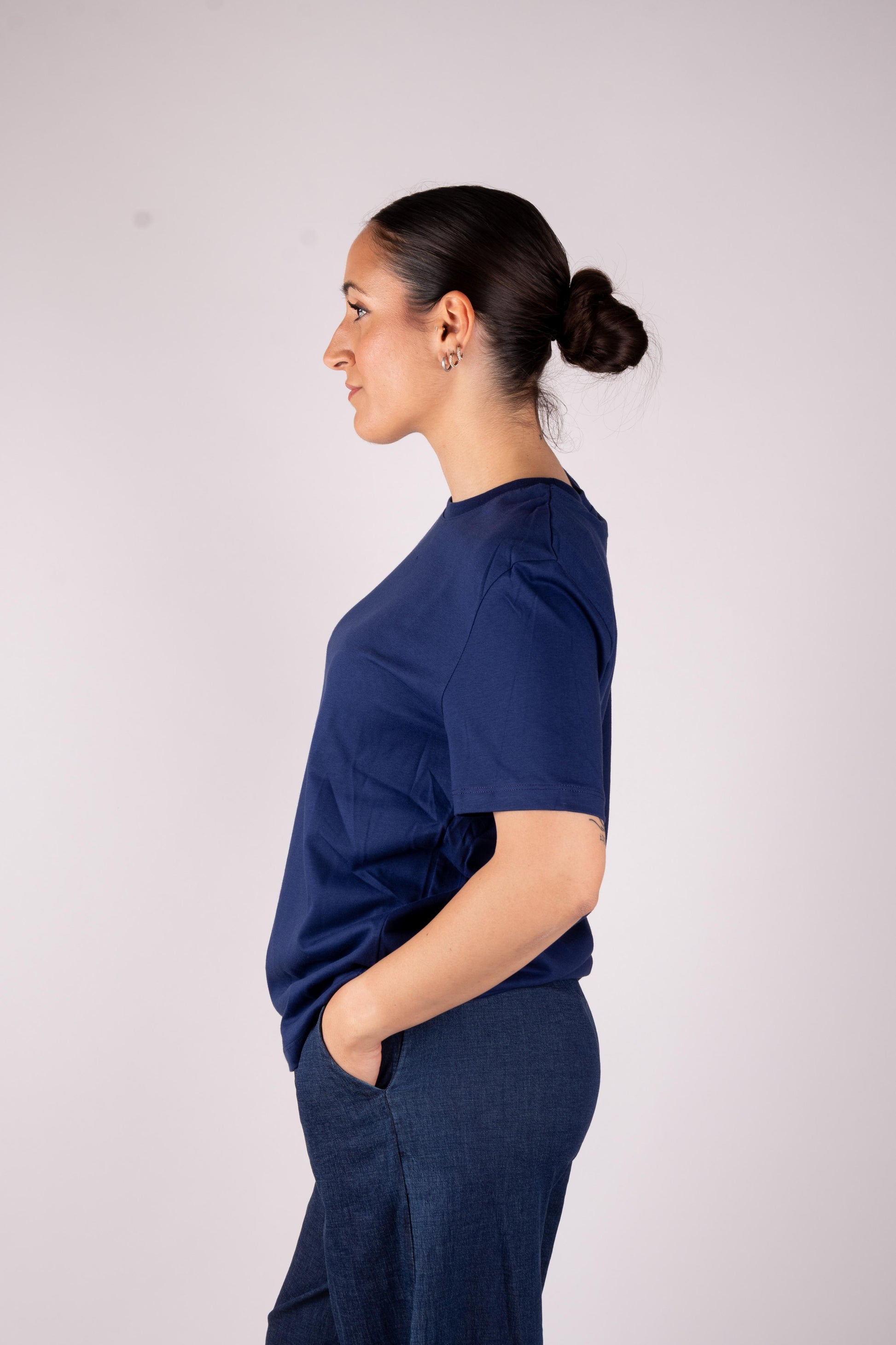 Lumina T-shirt basic cotone unito L8869 03 LUMINA 