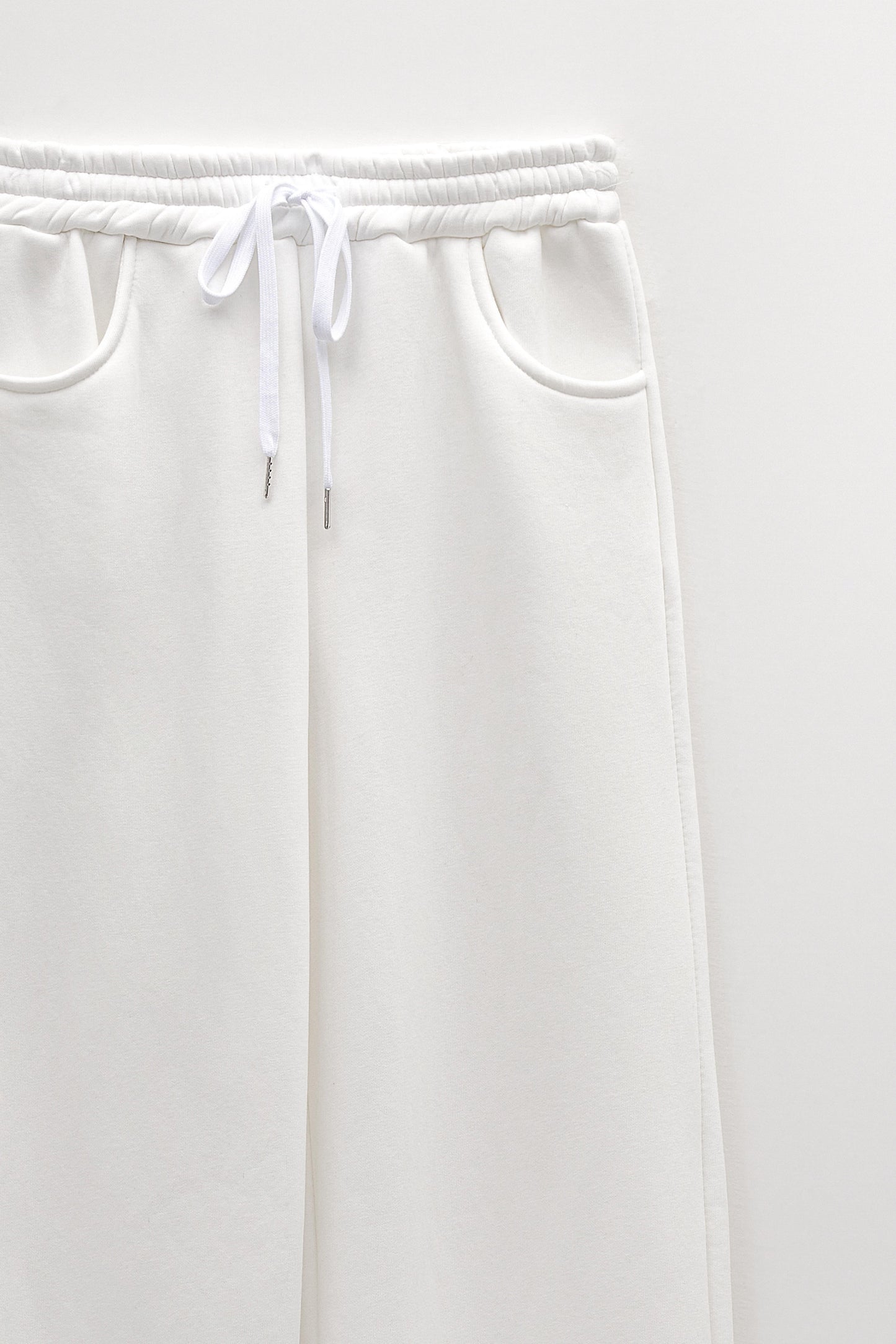 Lumina pantalone in felpa gamba larga L7993 02 LUMINA 