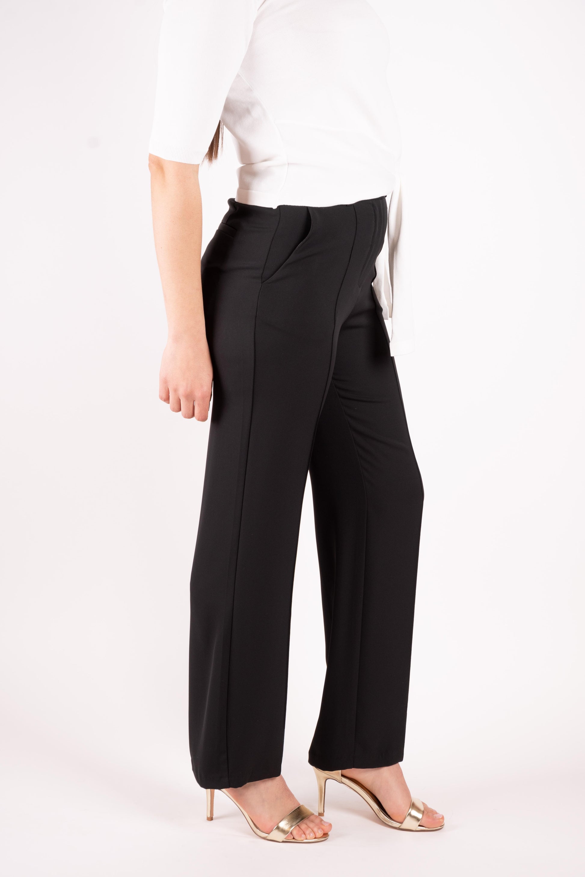 Fracomina Pantalone a sigaretta vita alta FR25SV4005W43601 053 Fracomina Preview 