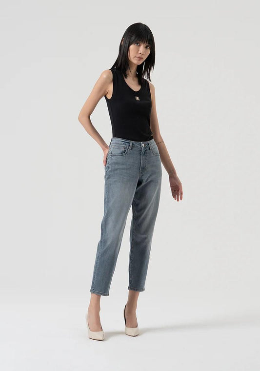 Fracomina Jeans carrot denim blu grey FP25WVD005D46093 C41 Fracomina Jeans 