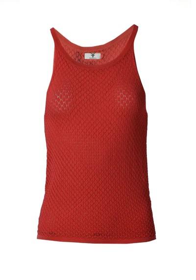 Fracomina top in maglia tessuto operato FJ24ST4002K52401 251 Fracomina Easy chic 