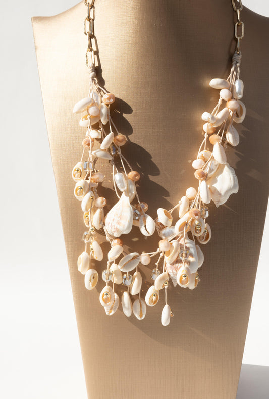 Chili Detaìls Collana multifili conchiglie MX8656 01 Chili 