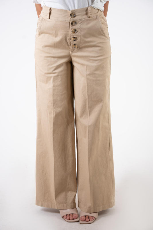 Susy Mix Pantalone cotone gamba larga PE24849 01 Susy Mix 