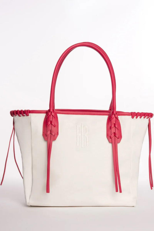 FRACOMINA BORSA SHOPPER IN CANVAS E ECO-PELLE FB26SBA001P46101 N10 Fracomina Bags 