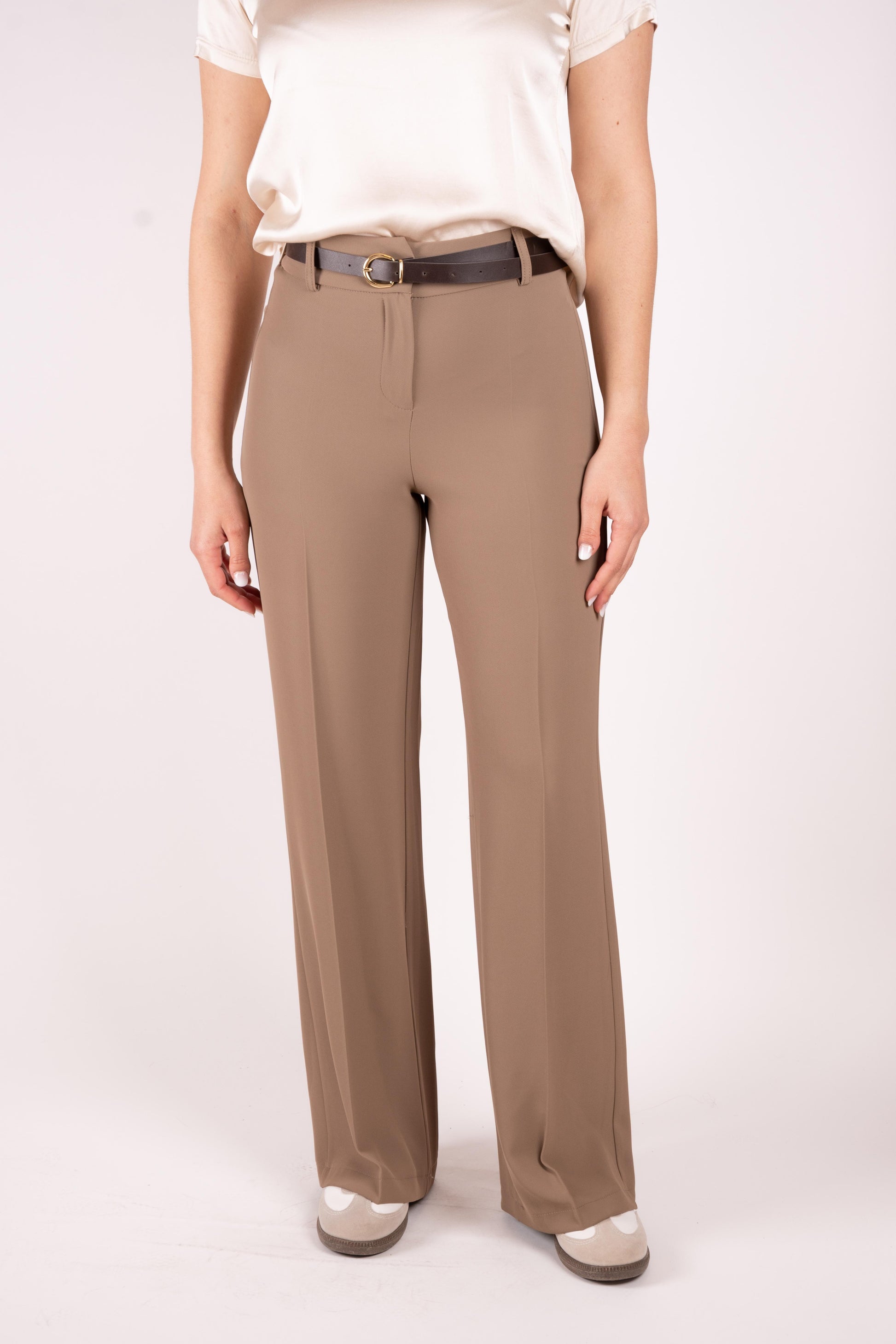 SusyMix Pantalone a Palazzo con cintura T1765U136 02 Susy Mix 