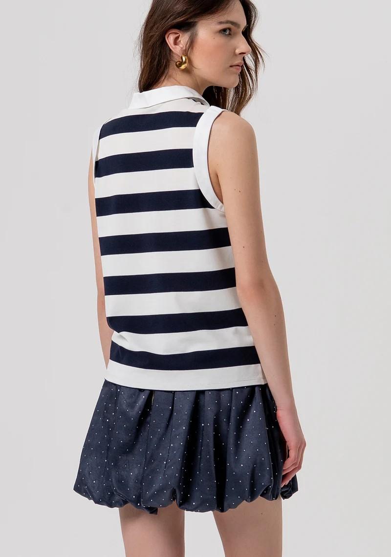 FRACOMINA POLO SMANICATA RIGHE FR26ST2023J491V9 957 Fracomina Preview 