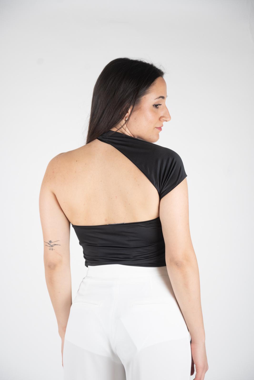 Ji Jil Maglia monospalla asimmetrica JPE24TS2170JE0129 0002 Ji Jil 