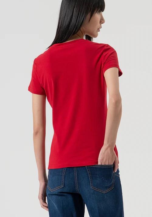 Fracomina T-Shirt logo strass FP25WT3002J401N5 T51 Fracomina Jeans 