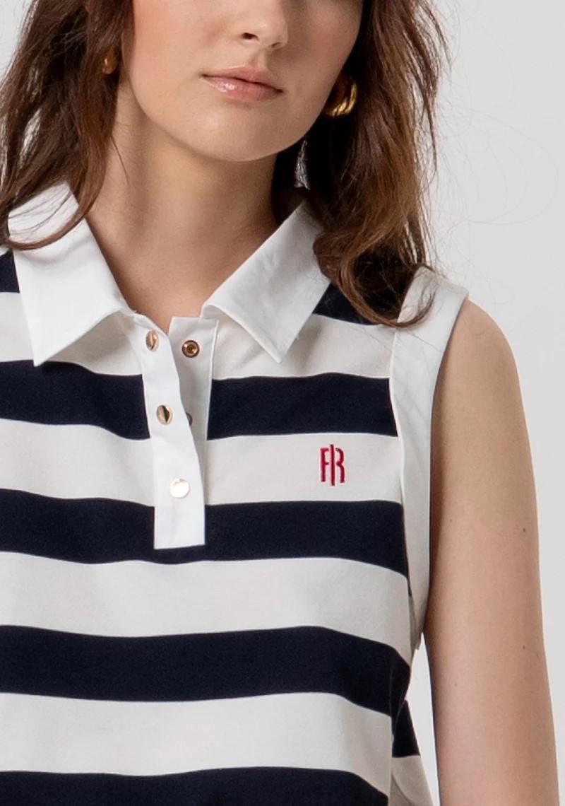 FRACOMINA POLO SMANICATA RIGHE FR26ST2023J491V9 957 Fracomina Preview 