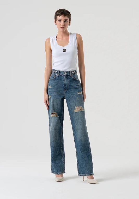 Fracomina Jeans boyfriend vintage FP25WV5007D41993 337 Fracomina Jeans 