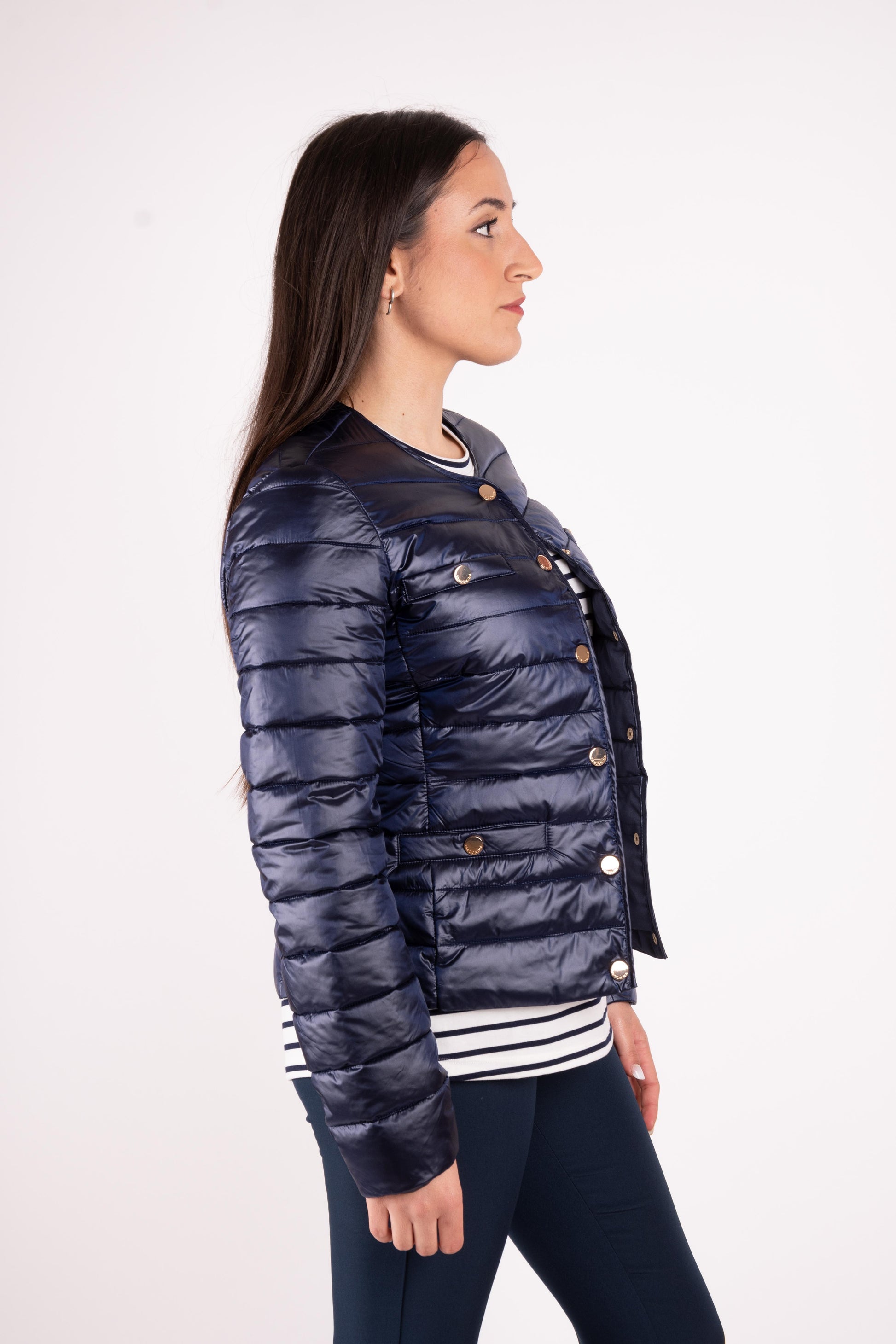 Fracomina Piumino leggero girocollo FR25SC3004O46301 117 Fracomina Preview 