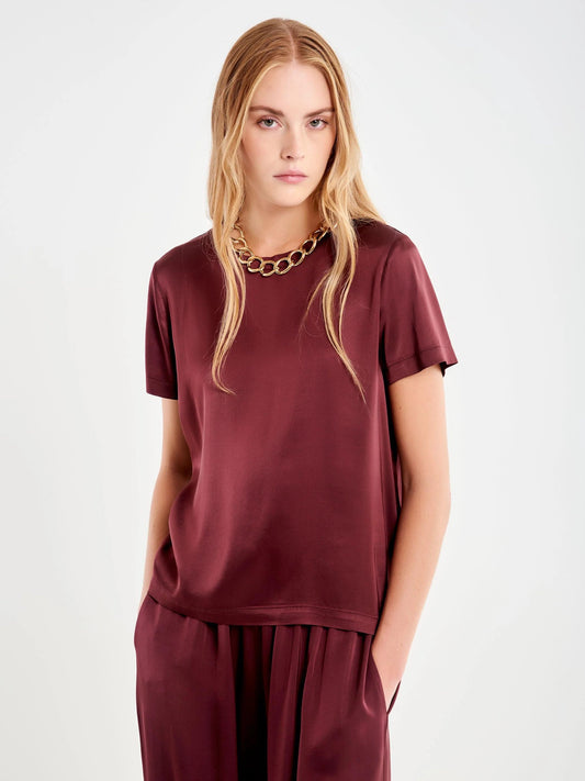 Vicolo T-Shirt in Satin TF0245 02 Vicolo 