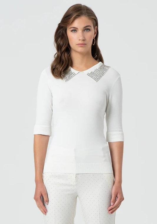 Fracomina Polo collo strass FR25ST7007K414R9 108 Fracomina Preview 