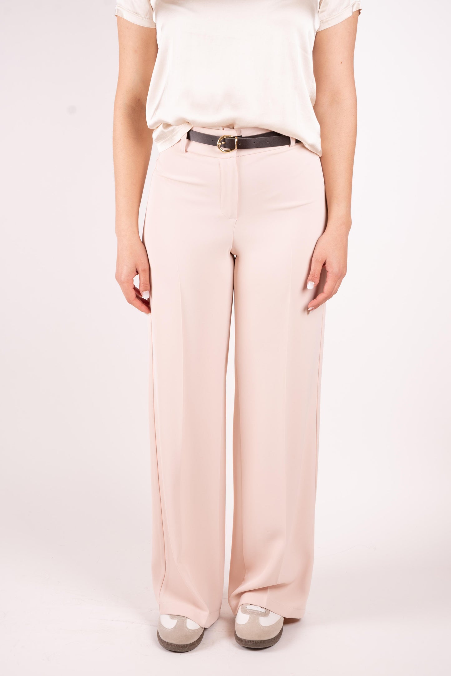 SusyMix Pantalone a Palazzo con cintura T1765U136 03 Susy Mix 