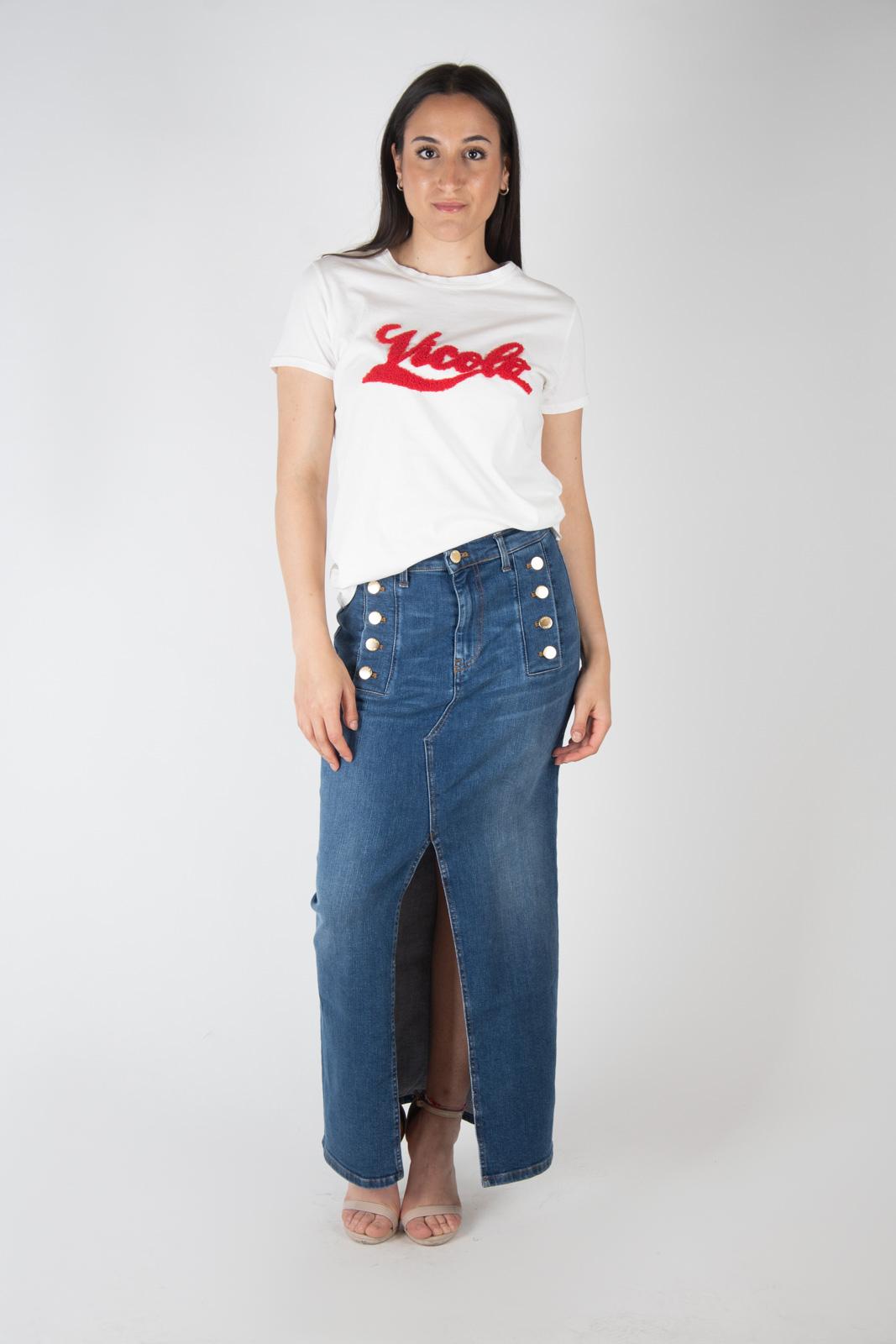 Vicolo T-Shirt logo a rilievo RB0479 02 Vicolo 