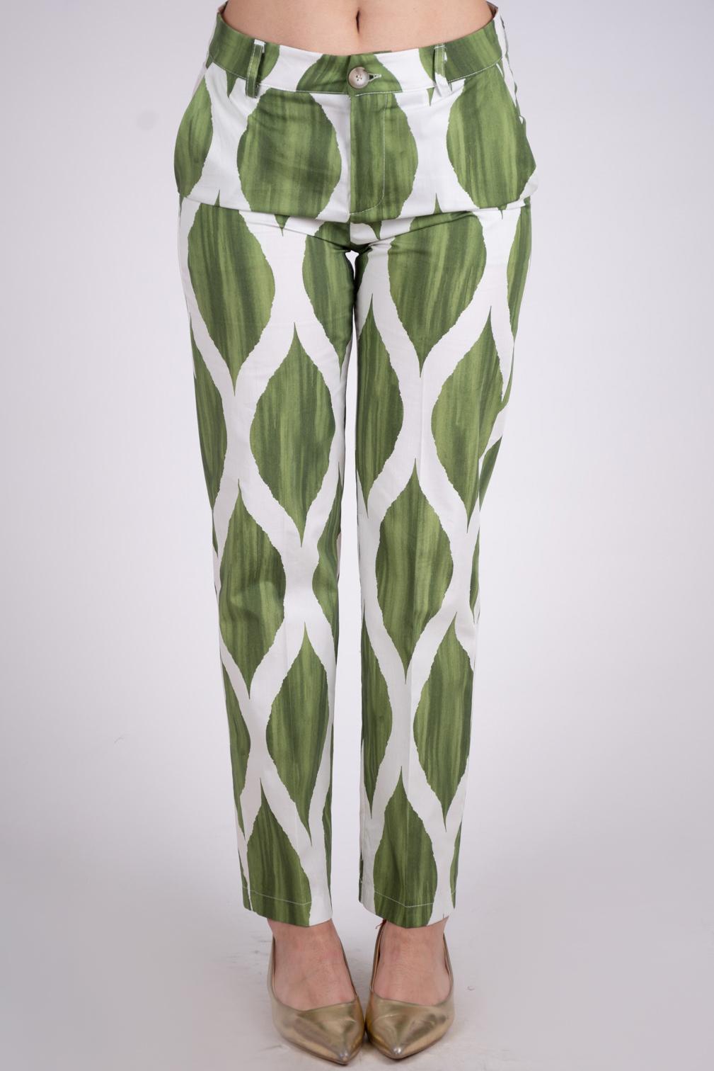 Le Streghe pantalone sigaretta fantasia P24DD227N 33 Le streghe 