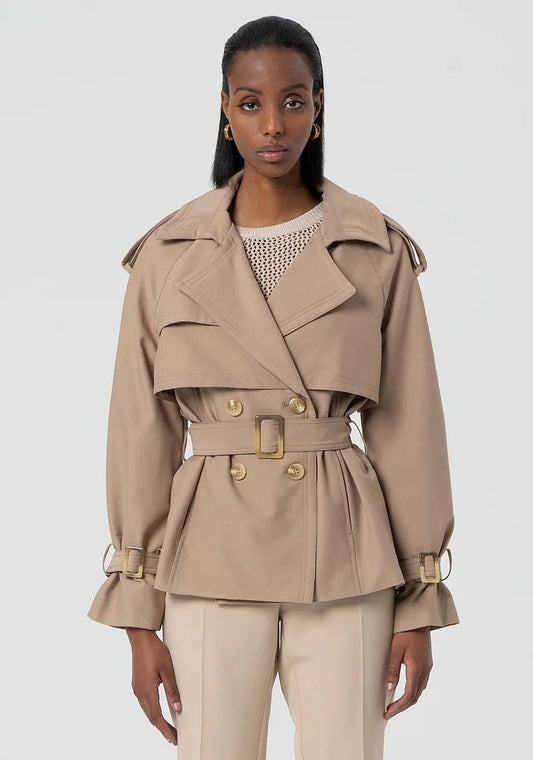 Fracomina Trench corto regular FR25SC7002O41901 208 Fracomina Preview 