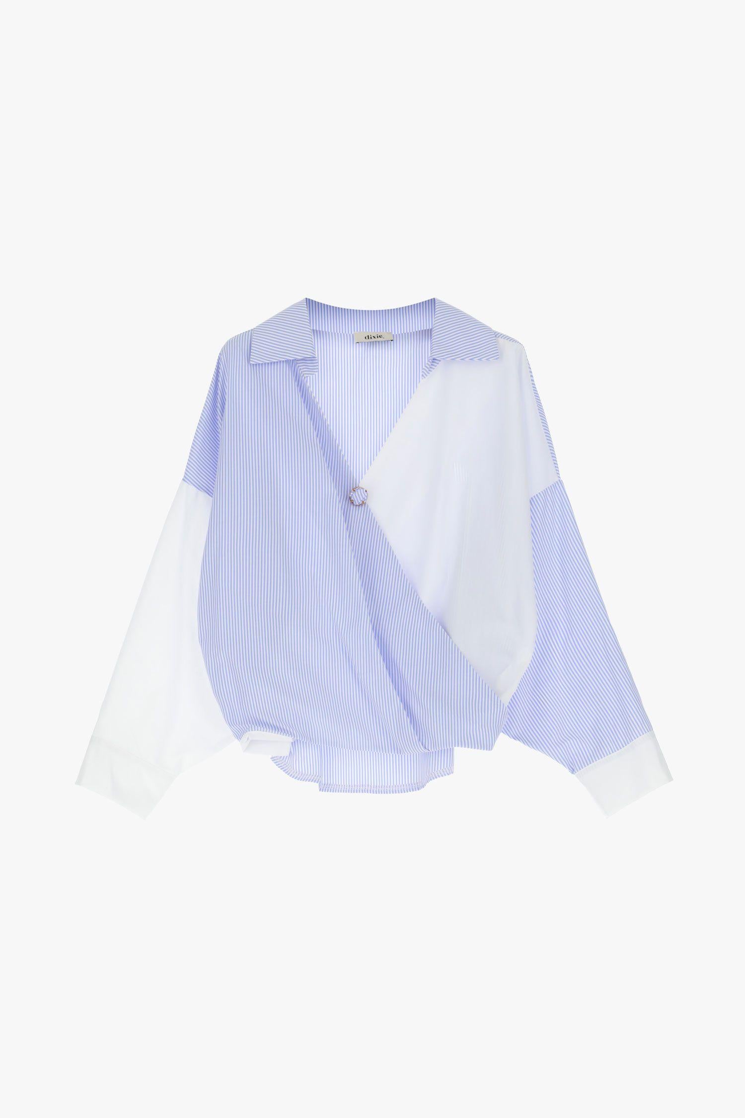 Dixie Camicia oversize bicolore C319J024A 01 Dixie 