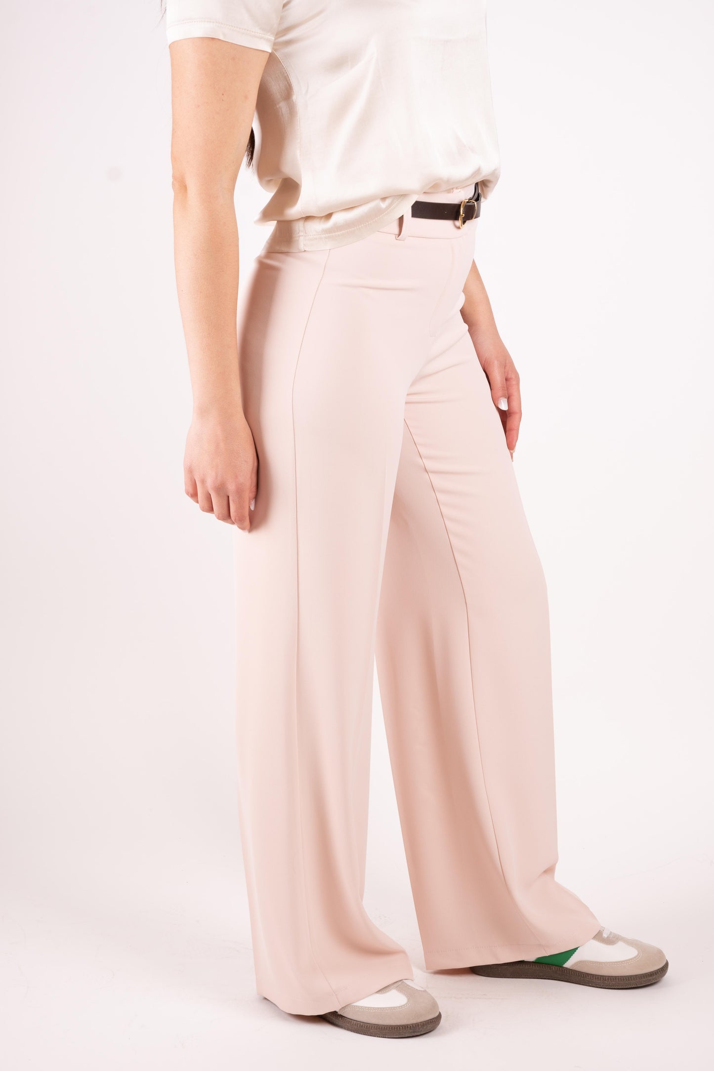 SusyMix Pantalone a Palazzo con cintura T1765U136 03 Susy Mix 