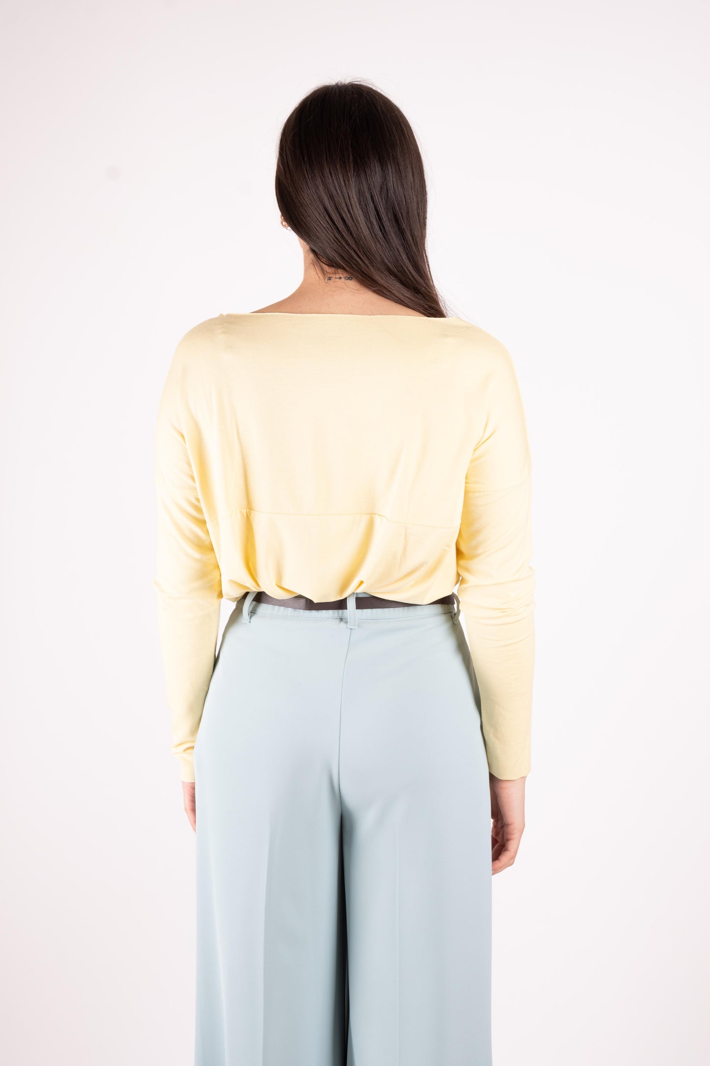 Susy Mix T-Shirt jersey oversize a taglio vivo B0923 07 Susy Mix 