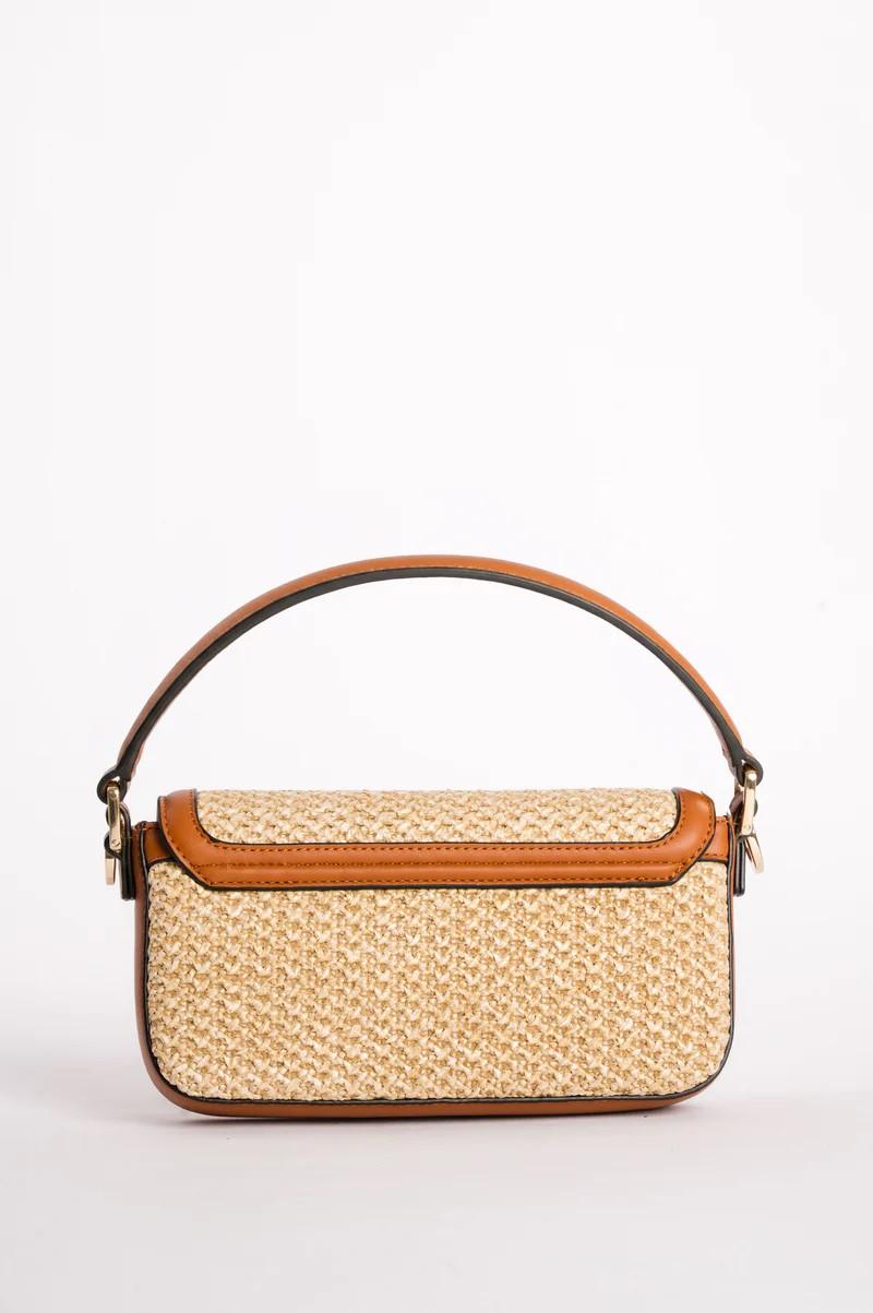 FRACOMINA BORSA A SPALLA DOPPIO TESSUTO CON TRACOLLA STACCABILE FB26SB3002P46001 M41 Fracomina Bags 