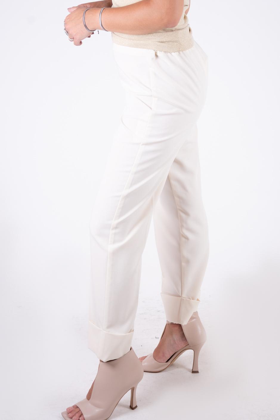 Susy Mix Pantalone sigaretta piegone P3384MF 01 Susy Mix 
