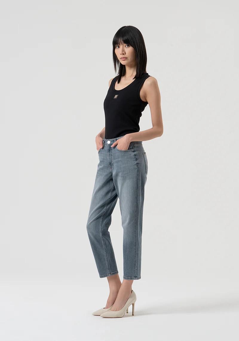 Fracomina Jeans carrot denim blu grey FP25WVD005D46093 C41 Fracomina Jeans 