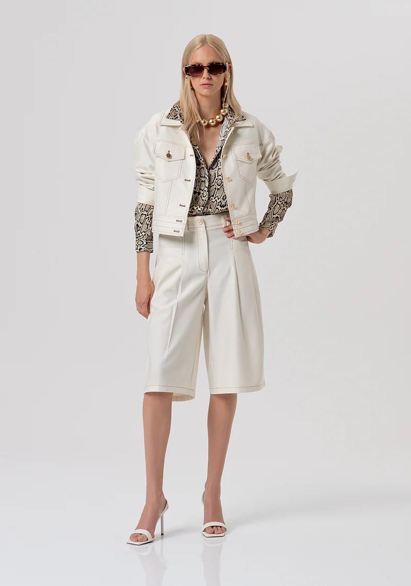 FRACOMINA GIUBBOTTO MODELLO TRUCKER JACKET FR26SJ1002W49101 108 Fracomina Preview 