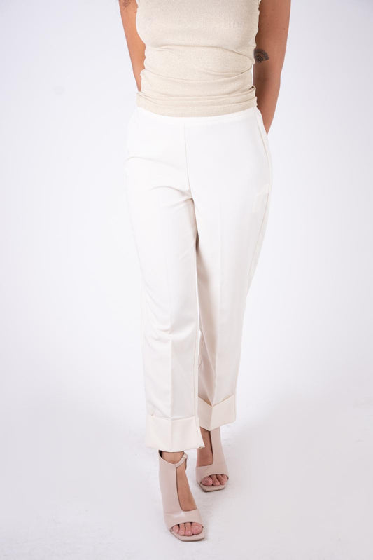 Susy Mix Pantalone sigaretta piegone P3384MF 01 Susy Mix 