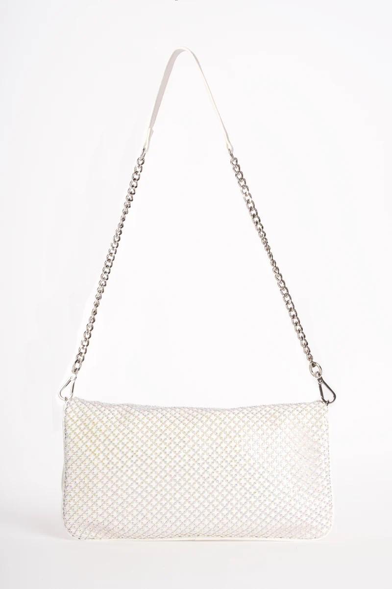 FRACOMINA BORSA CLUTCH CON CRISTALLI E TRACOLLA STACCABILE FA26SB6001P457J9 511 Fracomina Bags 