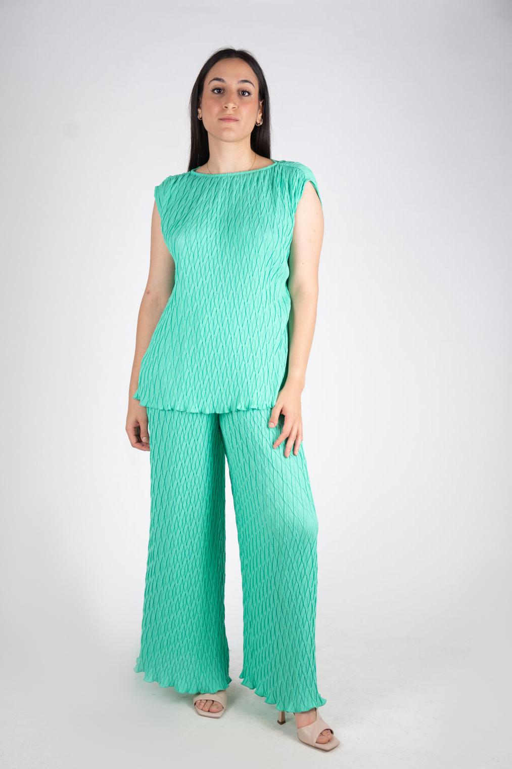 Ji Jil Pantalone palazzo plissè irregolare JPE24PA1200GG0047 0077 Ji Jil 