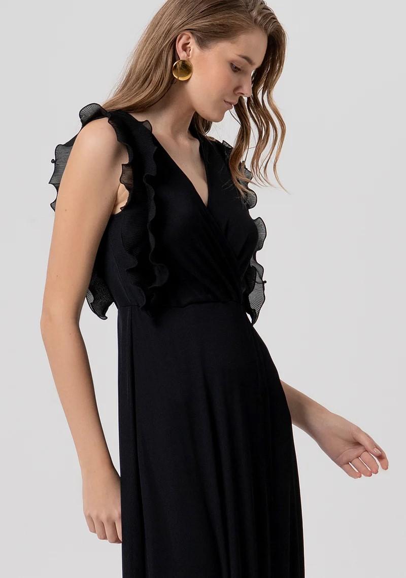 FRACOMINA ABITO LUNGO SMANICATO CON ROUCHES FR26SD3020J46301 053 Fracomina Preview 