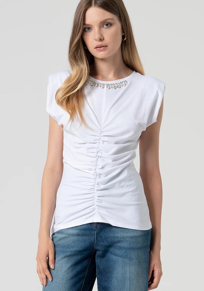 Fracomina T-Shirt spalline FS25ST2010J401R9 278 Fracomina Main 