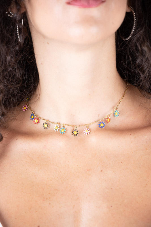 Chili Collana margherite multicolor COLLANA MARGHERITE 01 Chili 