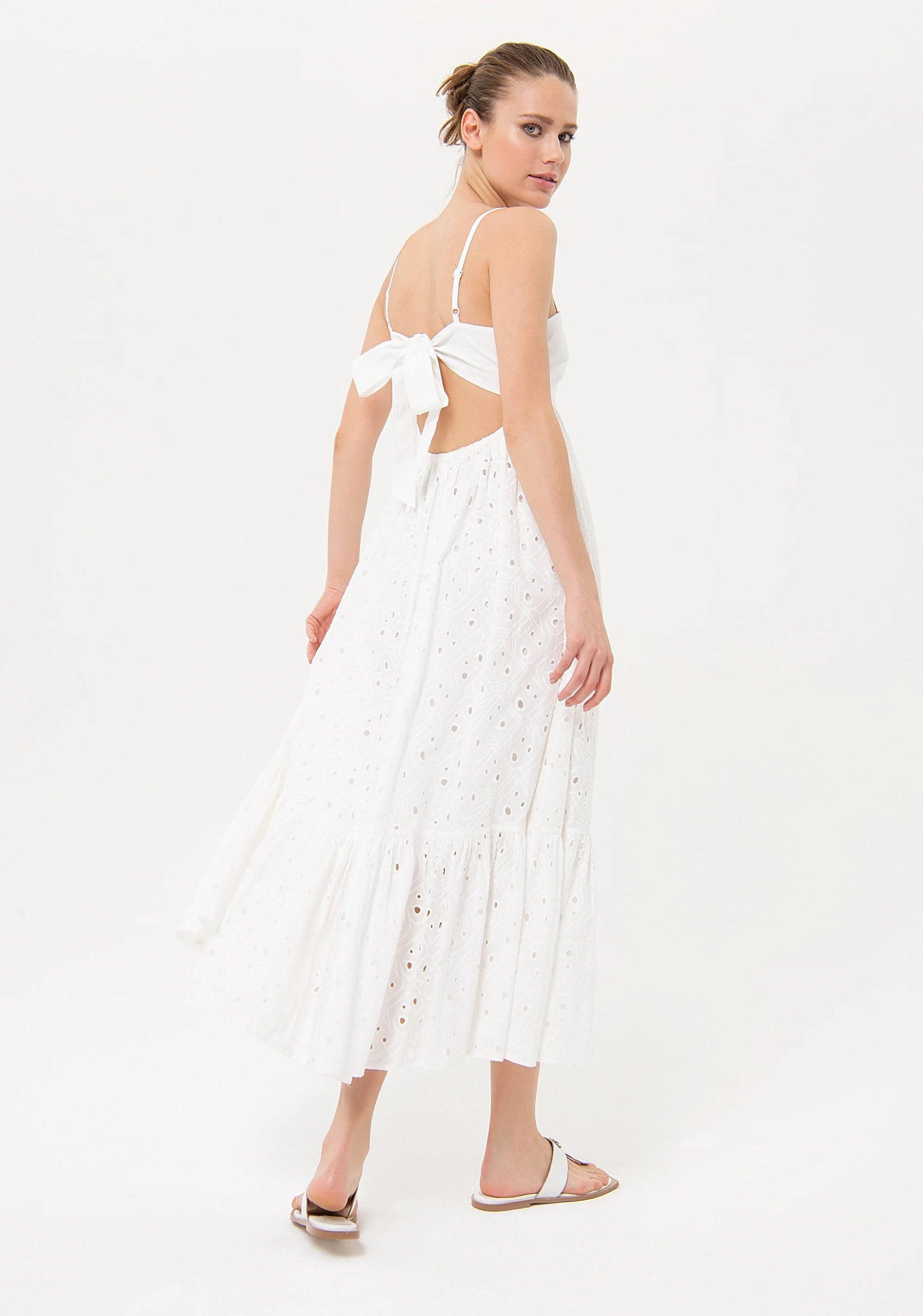 Fracomina Abito lungo pizzo San Gallo FJ24SD3003W40401 278 Fracomina Easy chic 