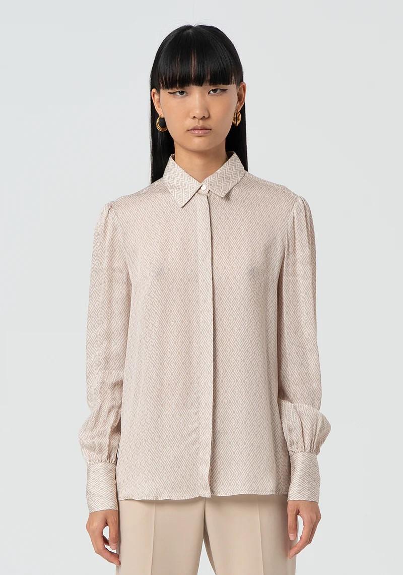 Fracomina Camicia stampa geometrica FR25ST6021W774J7 541 Fracomina Preview 